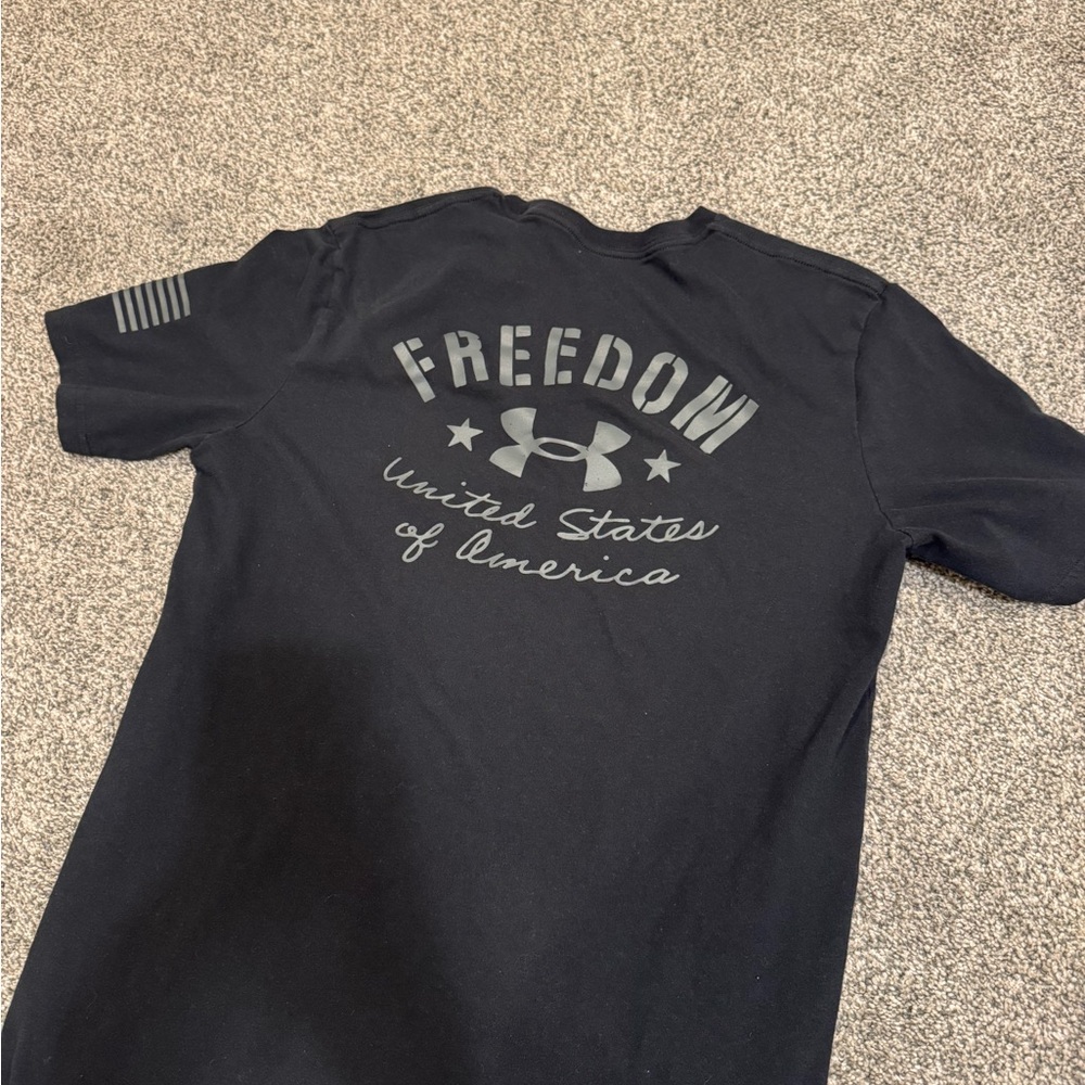 Under Armour Men's Black Freedom Tee